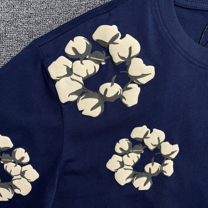 denim-tears-x-cpfm-cactus-tears-wreath-tee-navy-3-Drip Store Argentina