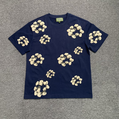 denim-tears-x-cpfm-cactus-tears-wreath-tee-navy-Drip Store Argentina