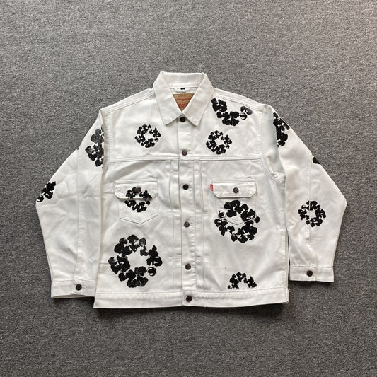 denim-tears-x-levis-jacket-white-Drip Store Argentina