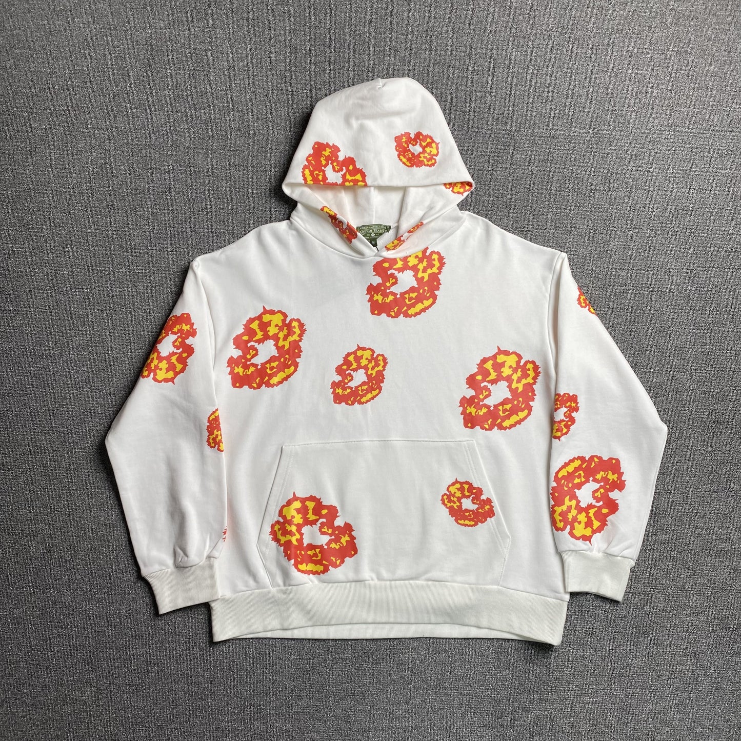 denim-tears-x-offset-wreath-hoodie-white-Drip Store Argentina