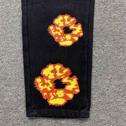 denim-tears-x-offset-wreath-jeans-black-4-Drip Store Argentina