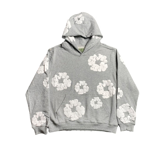 DENIM TEARS THE COTTON WREATH HOODIE GREY