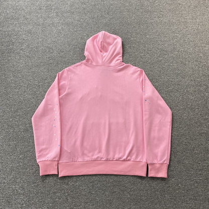 SP5DER OG WEB HOODIE PINK