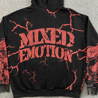 Campera Mixed Emotion Deserted Black
