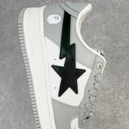 A Bathing Ape Bape Sta Low Gris Negro