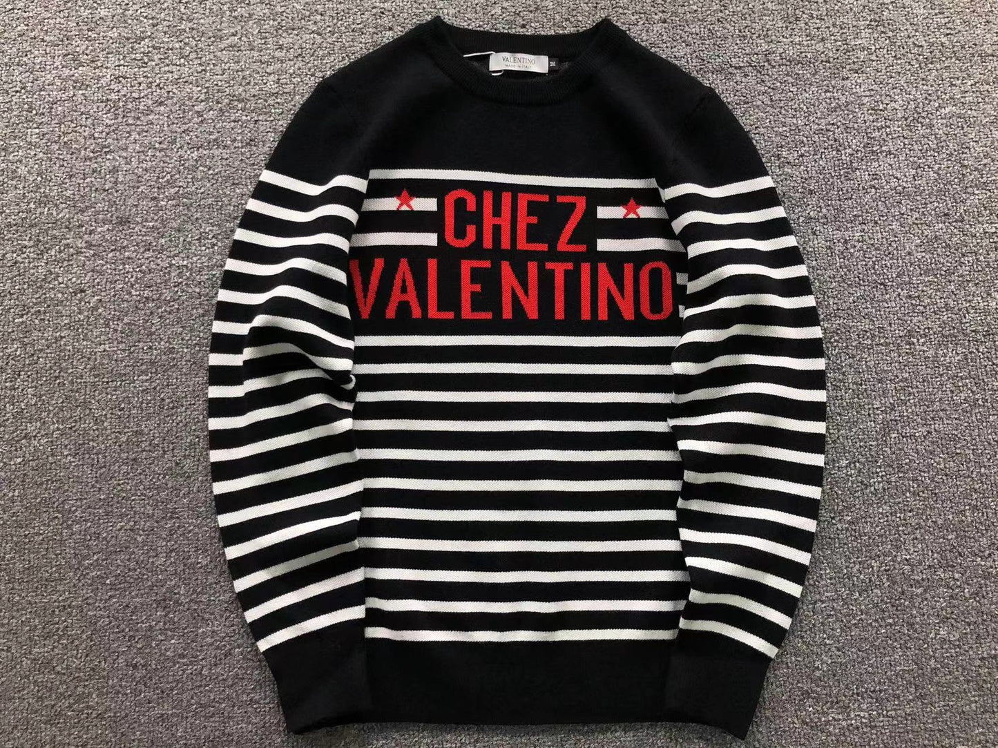 Sweater Valentino Garavani Chez Valentino Stripe 