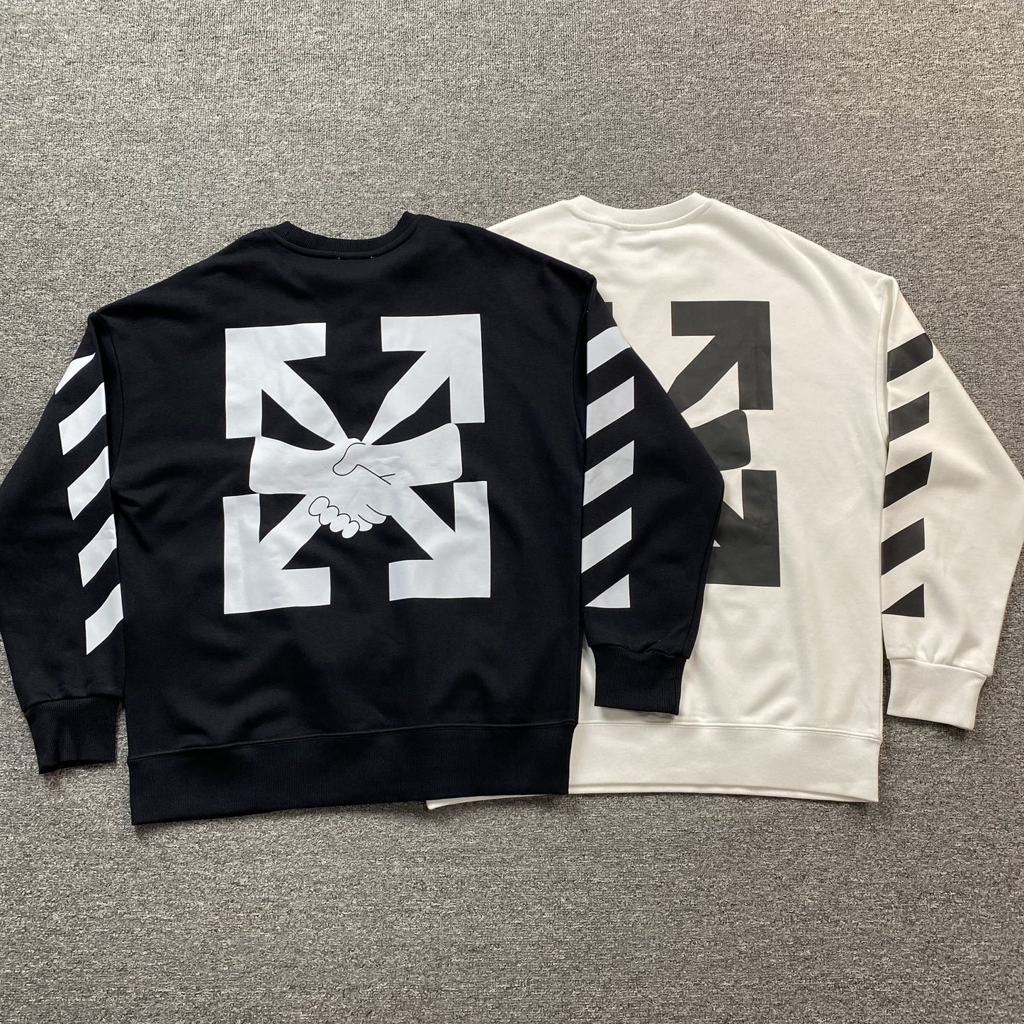 OFF WHITE AGREEMENT CREWNECK WHITE