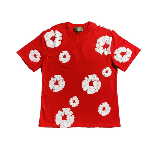 DENIM TEARS THE COTTON WREATH TEE RED