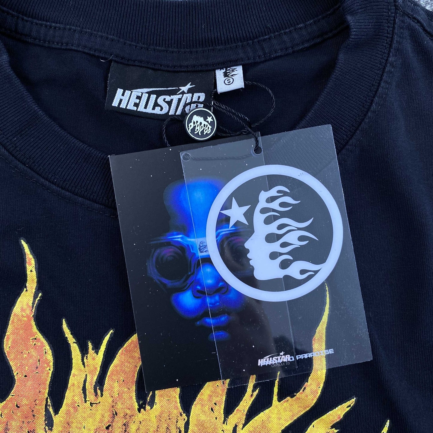 Remera Hellstar Screaming Kid Negra