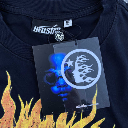 Remera Hellstar Screaming Kid Negra