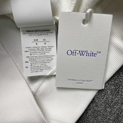 OFF WHITE OPPOSITE ARROW CREWNECK WHITE