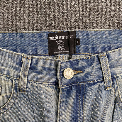 Pantalón Mixed Emotion ME Rhinestone Jean