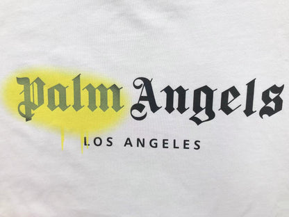 PALM ANGELS LOS ANGELES SPRAYED TEE WHITE