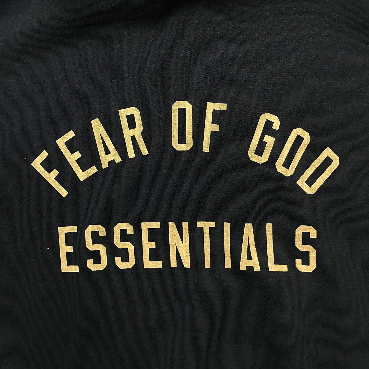 FEAR OF GOD ESSENTIALS HOODIE BLACK