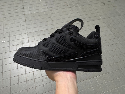 Louis Vuitton Skate Sneaker Crystal Negro