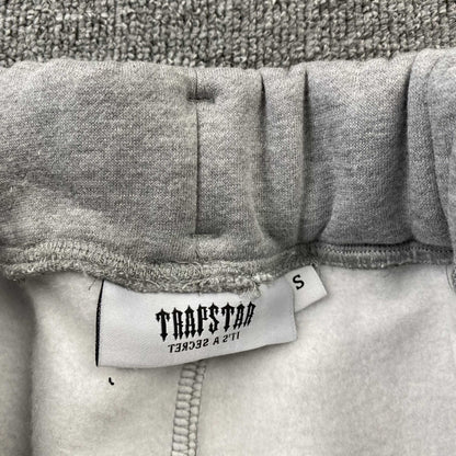 TRAPSTAR CHENILLE DECODED TRACKSUIT GREY RED