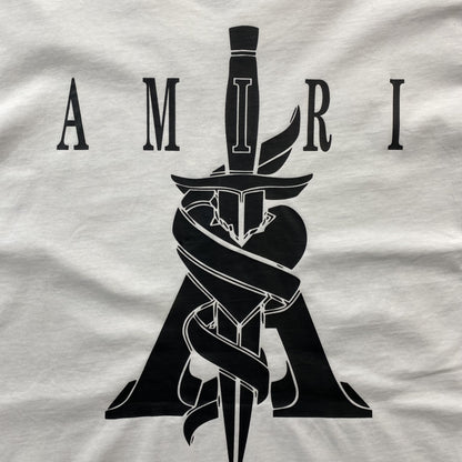 AMIRI DAGGER TEE WHITE