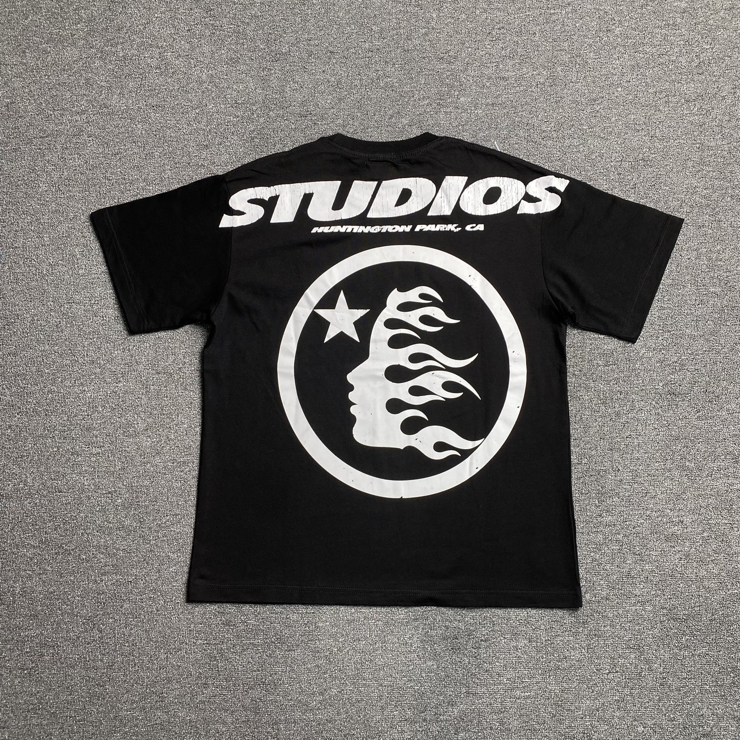 HELLSTAR STUDIOS CARTOON LOGO TEE BLACK