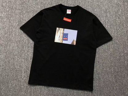 SUPREME BANNER TEE BLACK