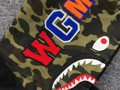 BAPE SHARK FULL ZIP HOODIE BLACK