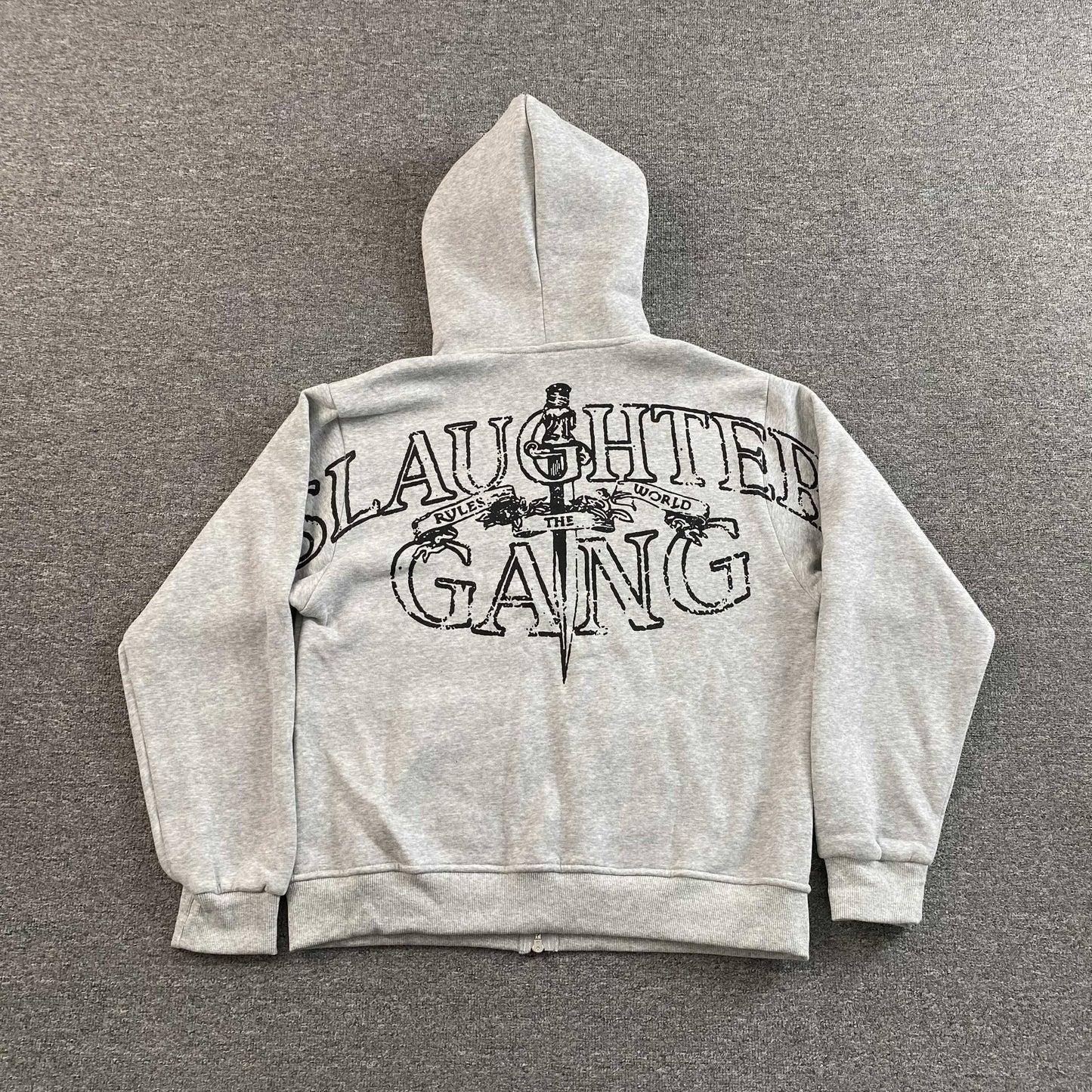 Campera Corteiz x Slaughter Gang 21 Savage Gris