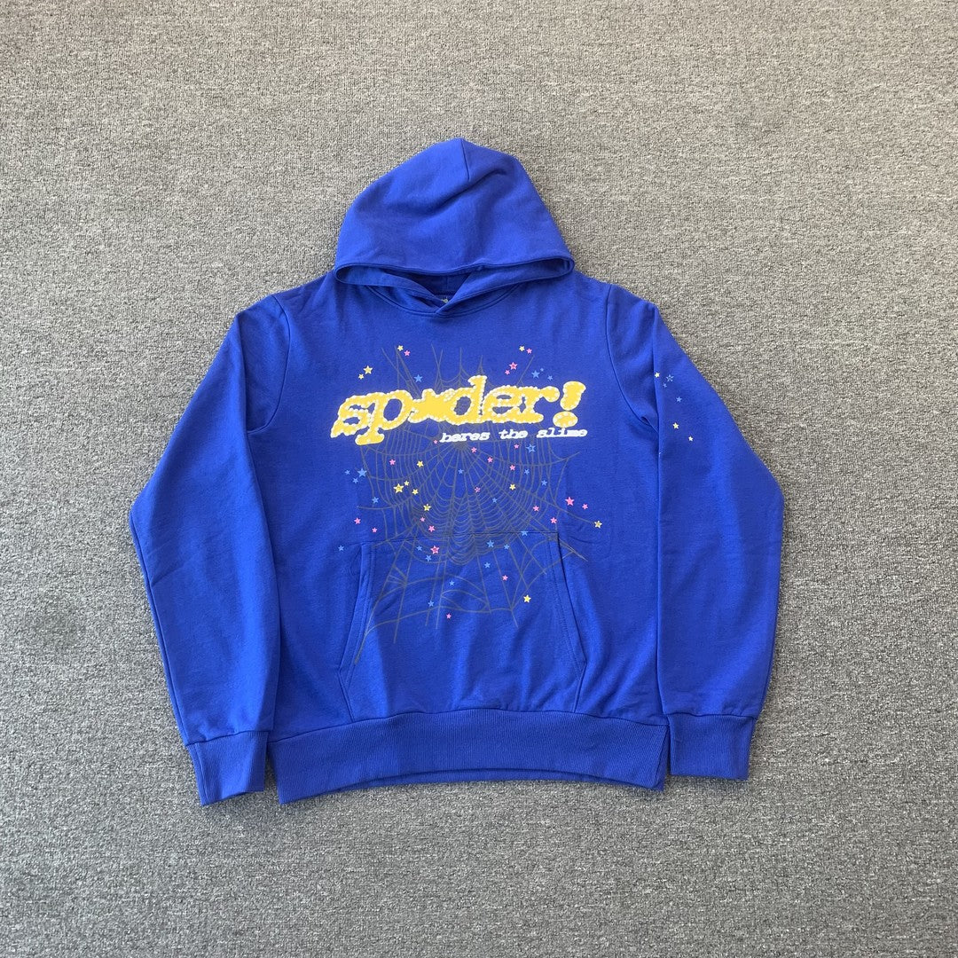 SP5DER TC HOODIE BLUE