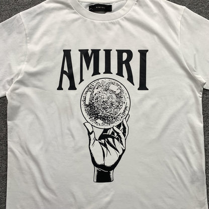 AMIRI CRYSTAL BALL TEE WHITE