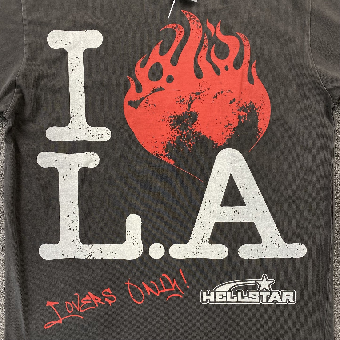 HELLSTAR I LOVE L.A. TEE BLACK