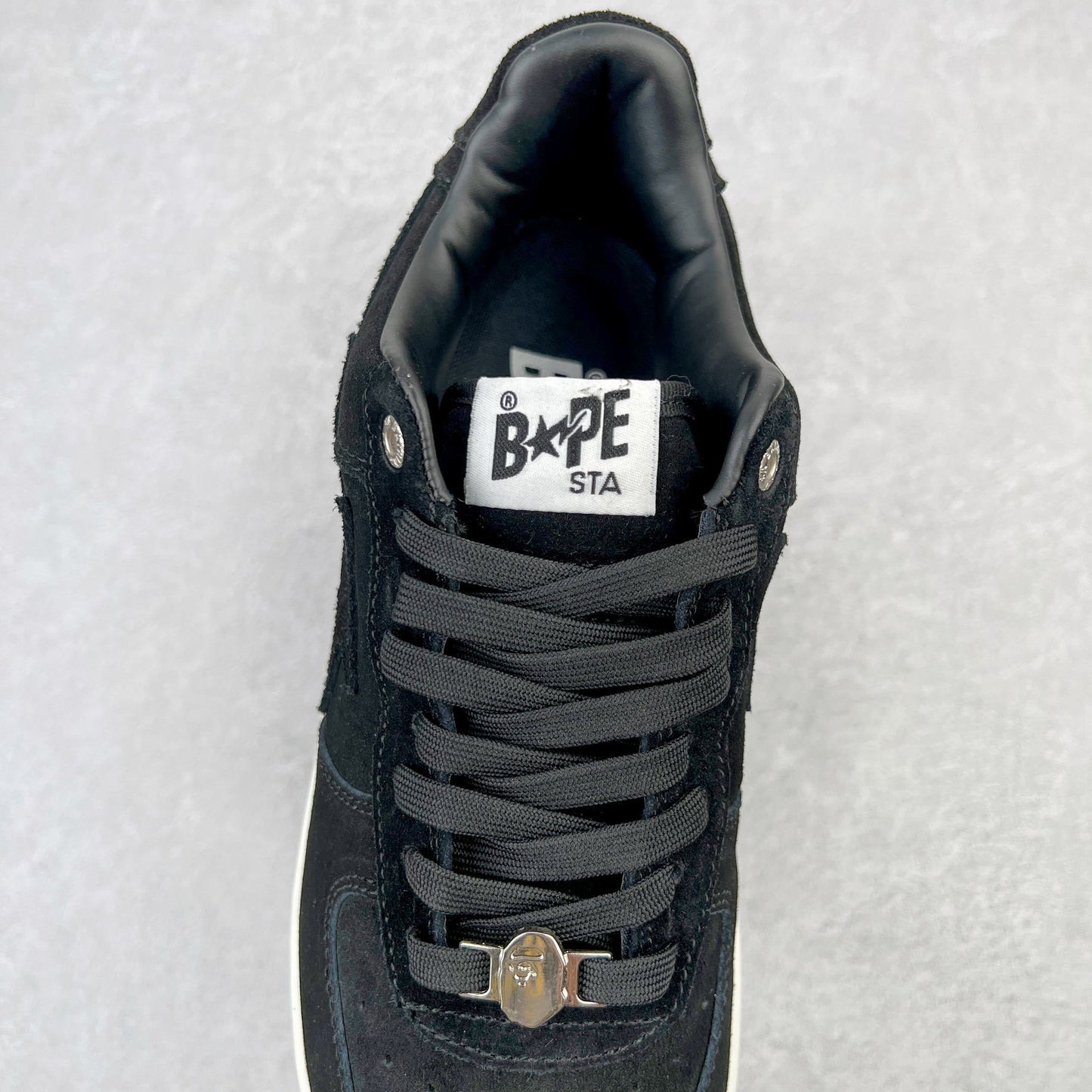 A Bathing Ape Bape Sta Suede Negro