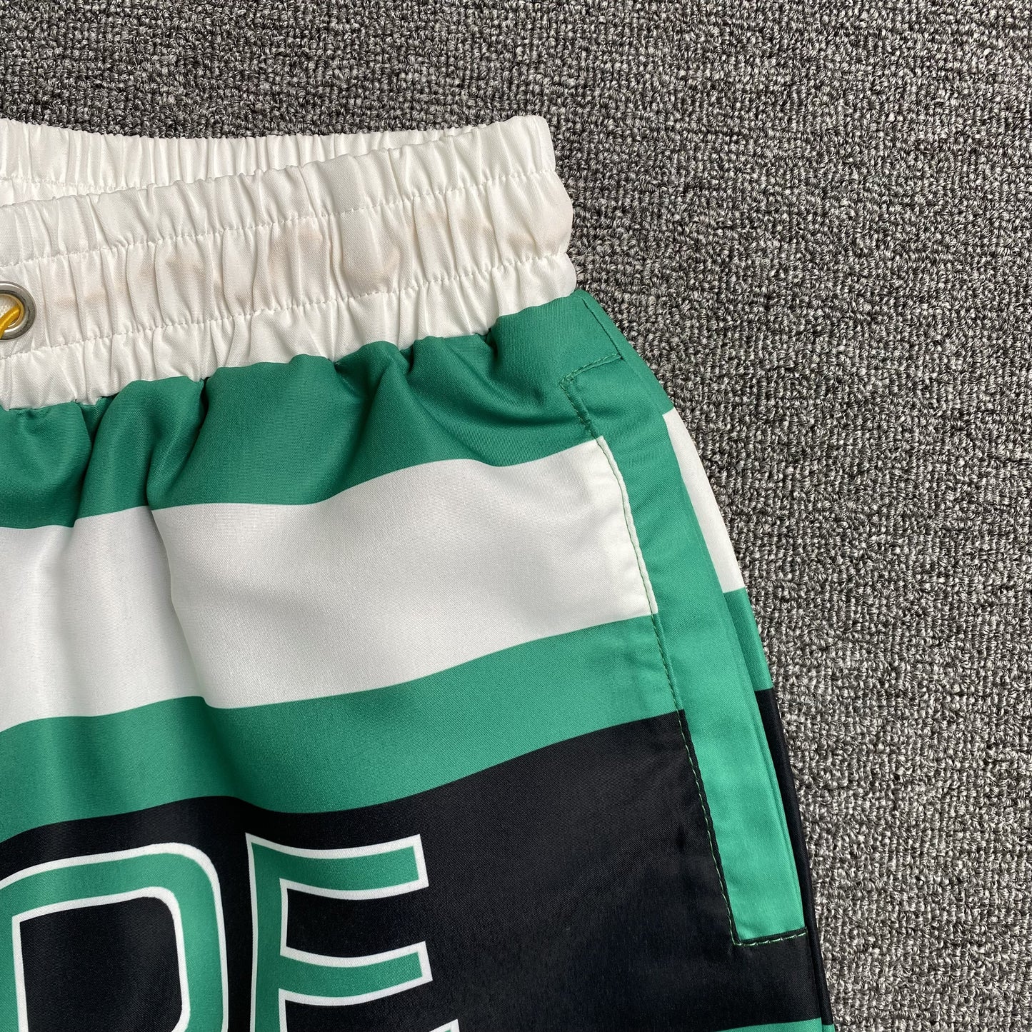 RHUDE SHORTS GREEN