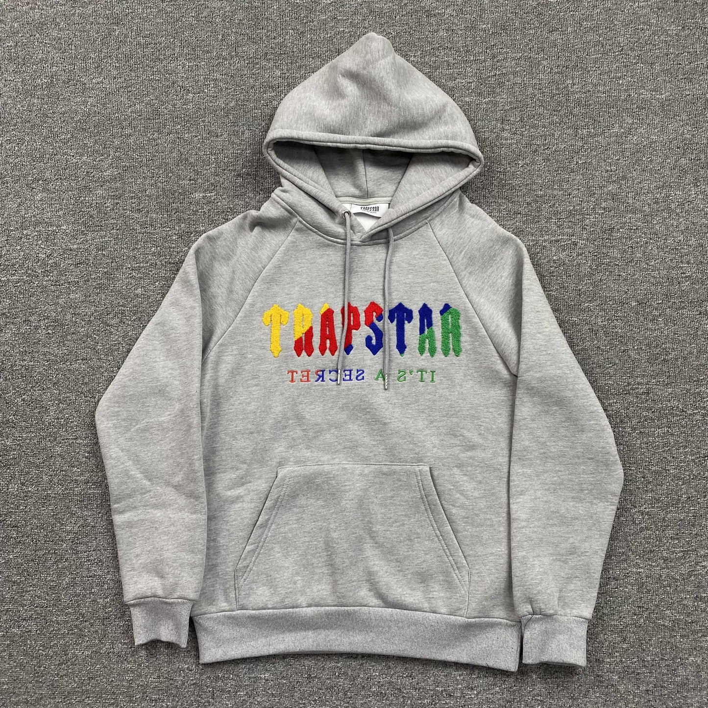 TRAPSTAR CHENILLE DECODED TRACKSUIT GREY CANDY