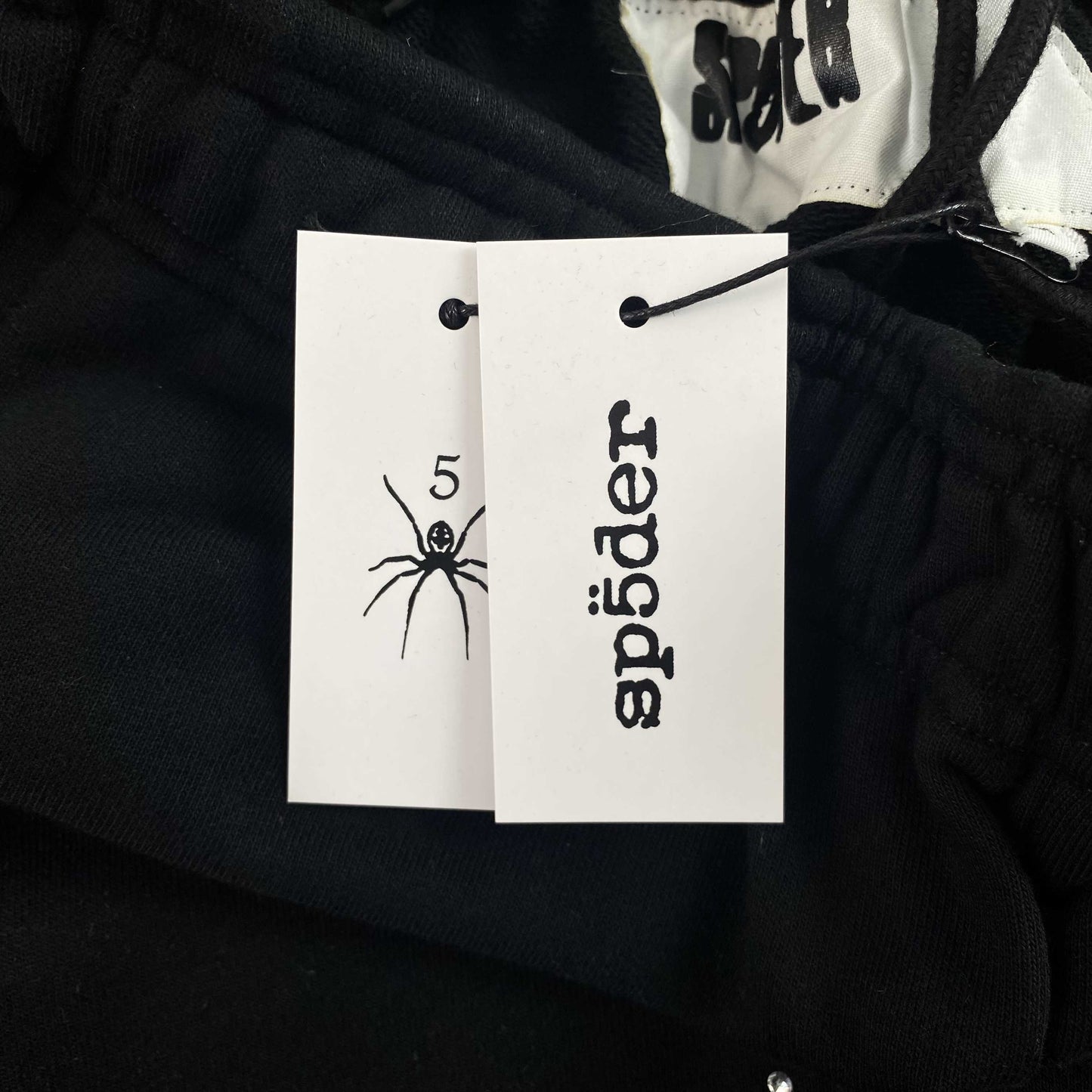 Pantalón Sp5der Rhinestone Silk Negro