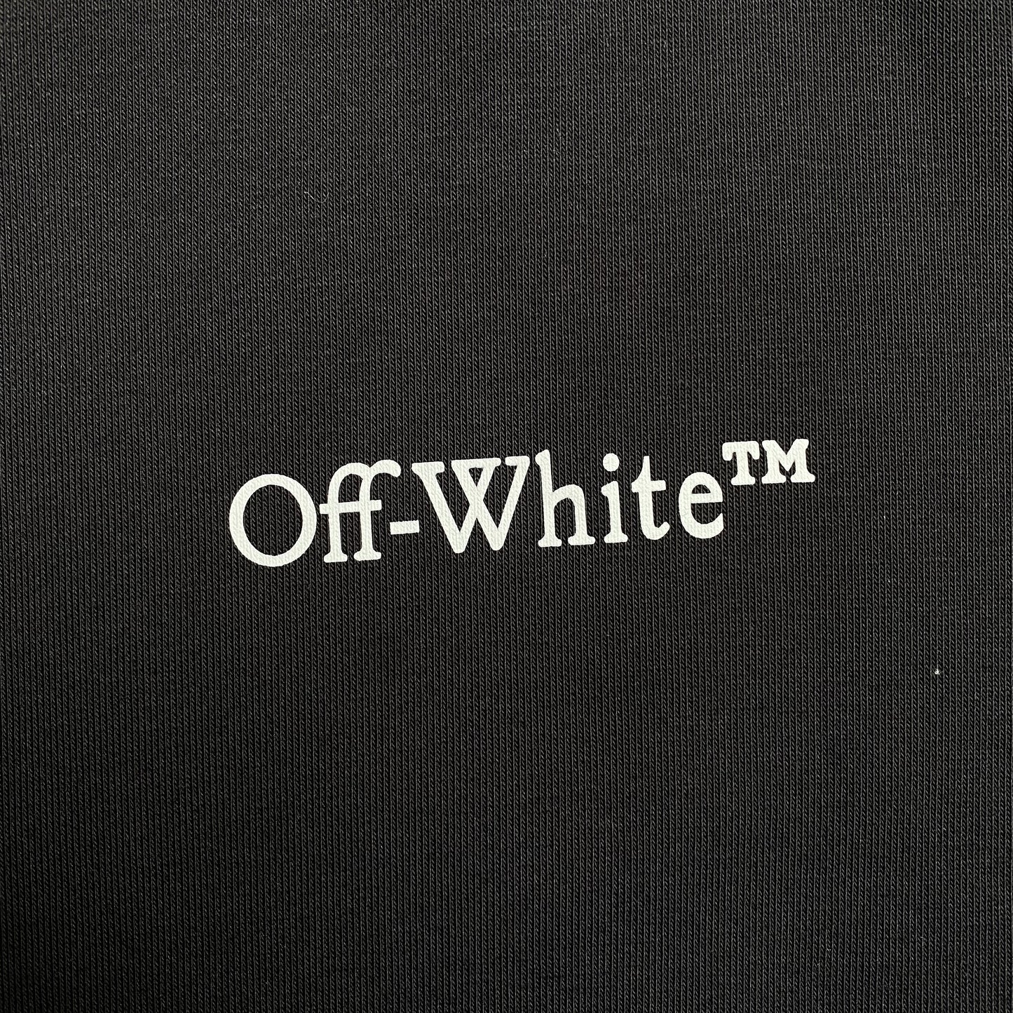 OFF WHITE SCRATCH ARROW CREWNECK BLACK