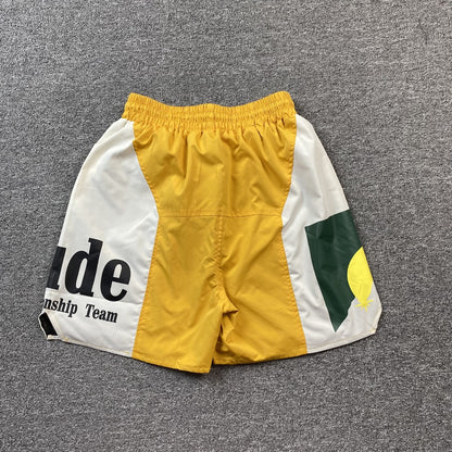 RHUDE SHORTS YELLOW