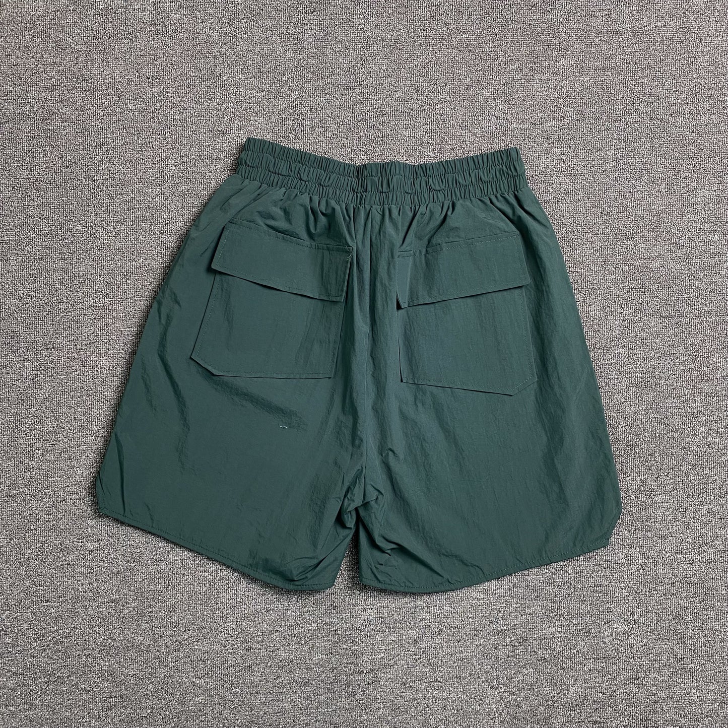 RHUDE RH LOGO SHORTS GREEN