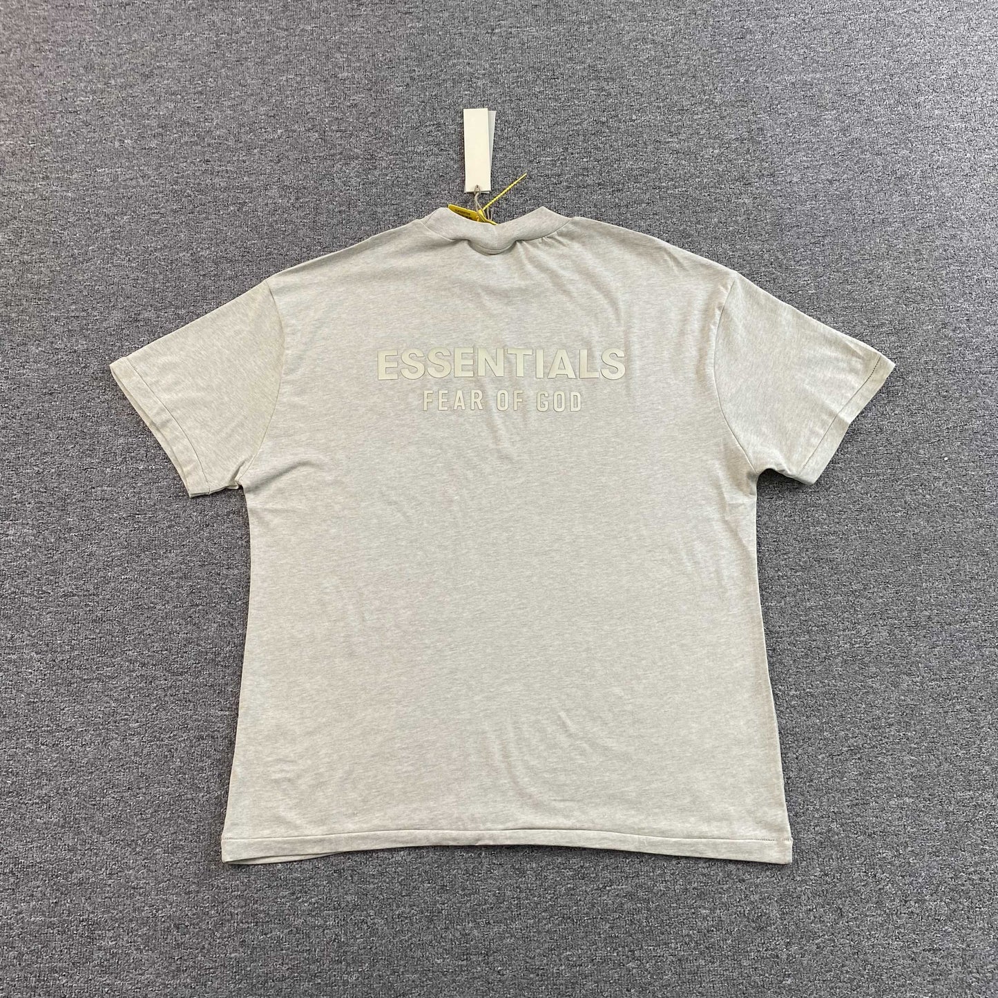 Remera Fear of God Essentials Classic SS25 Heather Stone