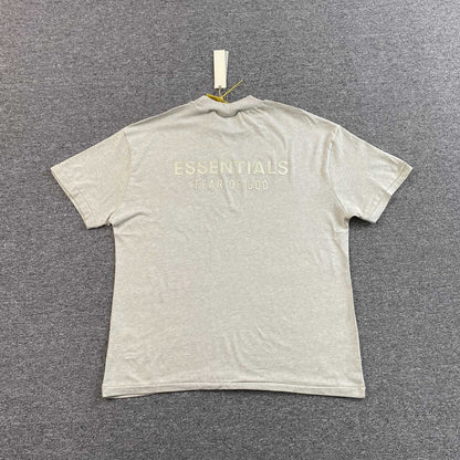 Remera Fear of God Essentials Classic SS25 Heather Stone