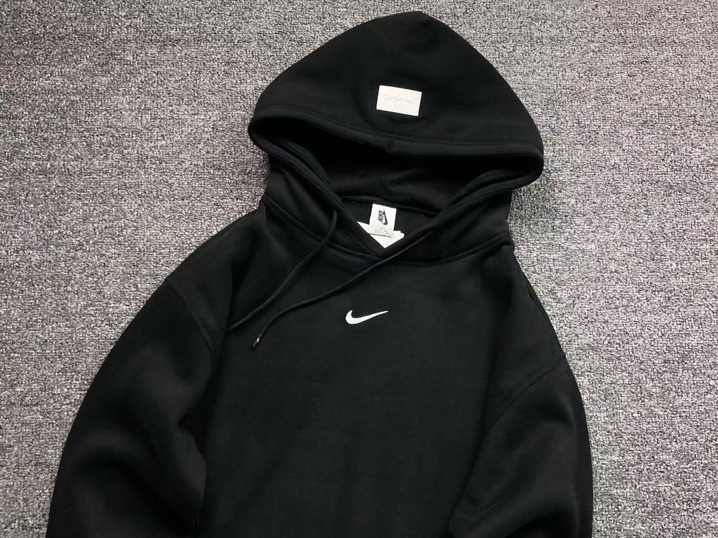 Buzo Fear of God x Nike Double Hood Negro
