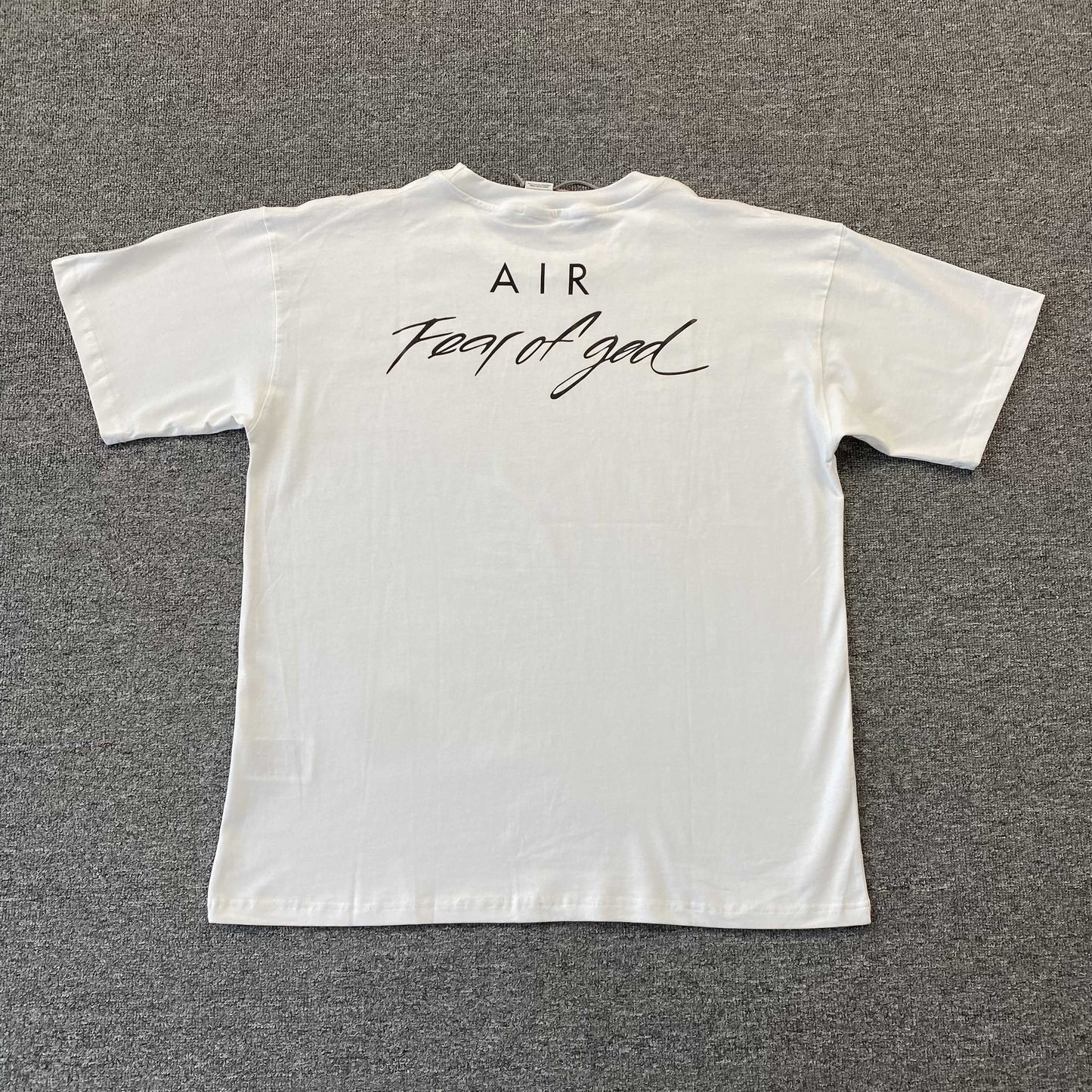 Remera Fear of God x Nike Blanca