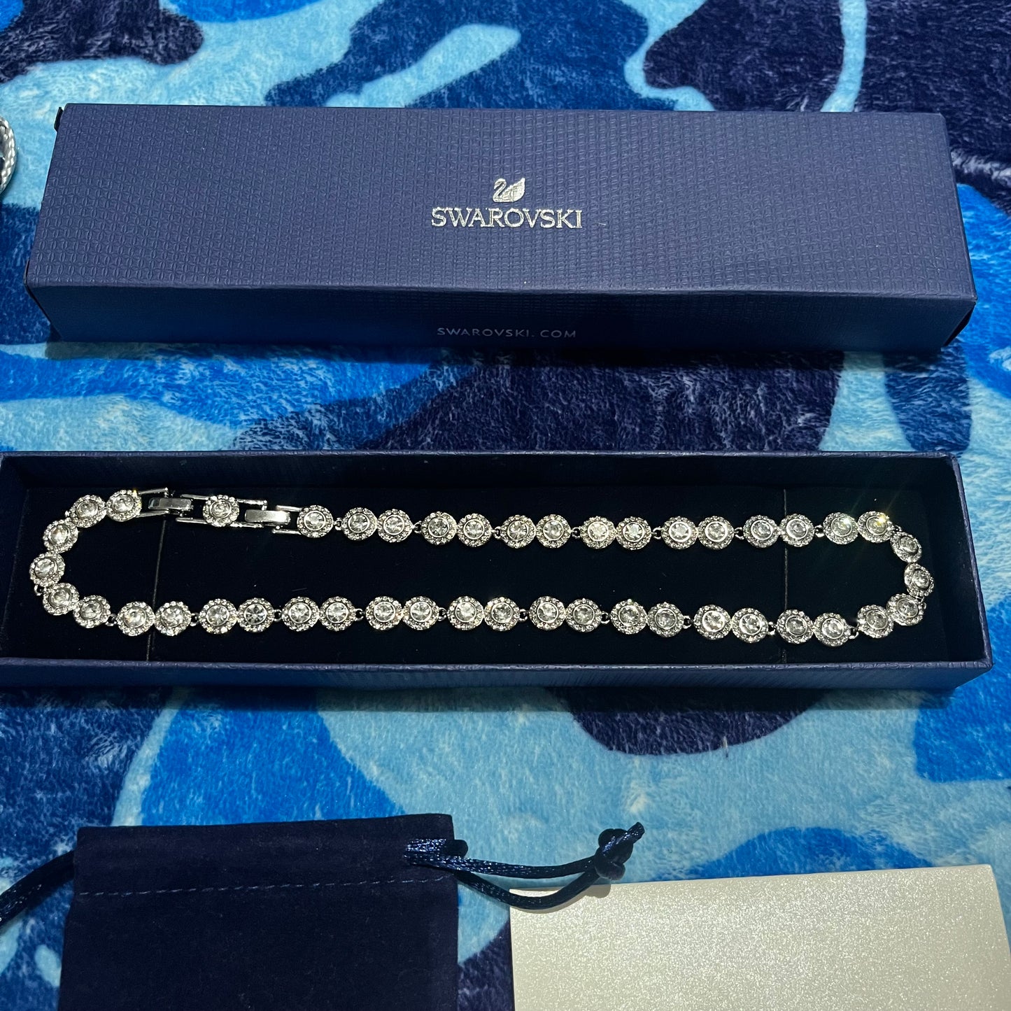 Gargantilla Swarovski Angelic Plateado