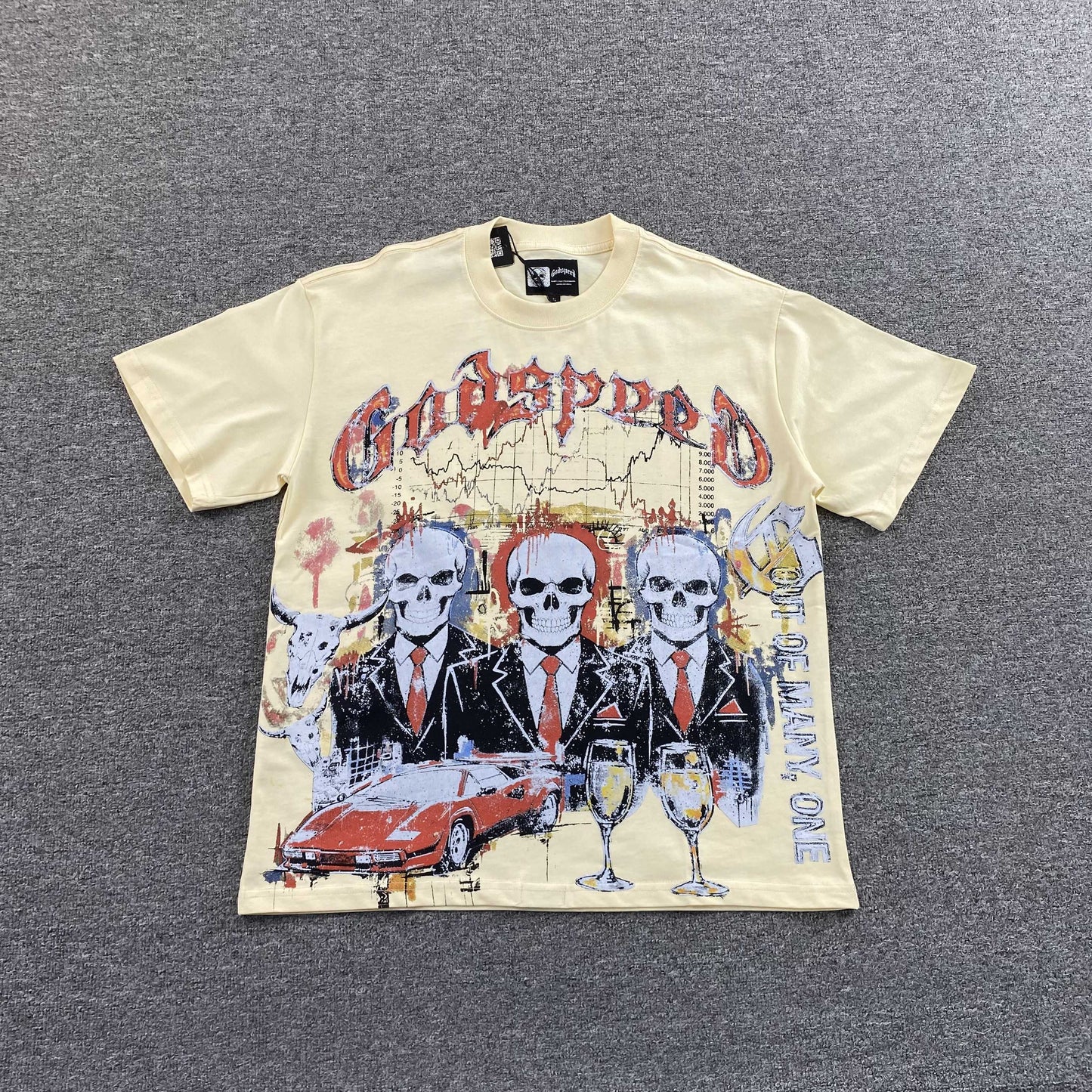 Remera Godspeed A.T.H Crema