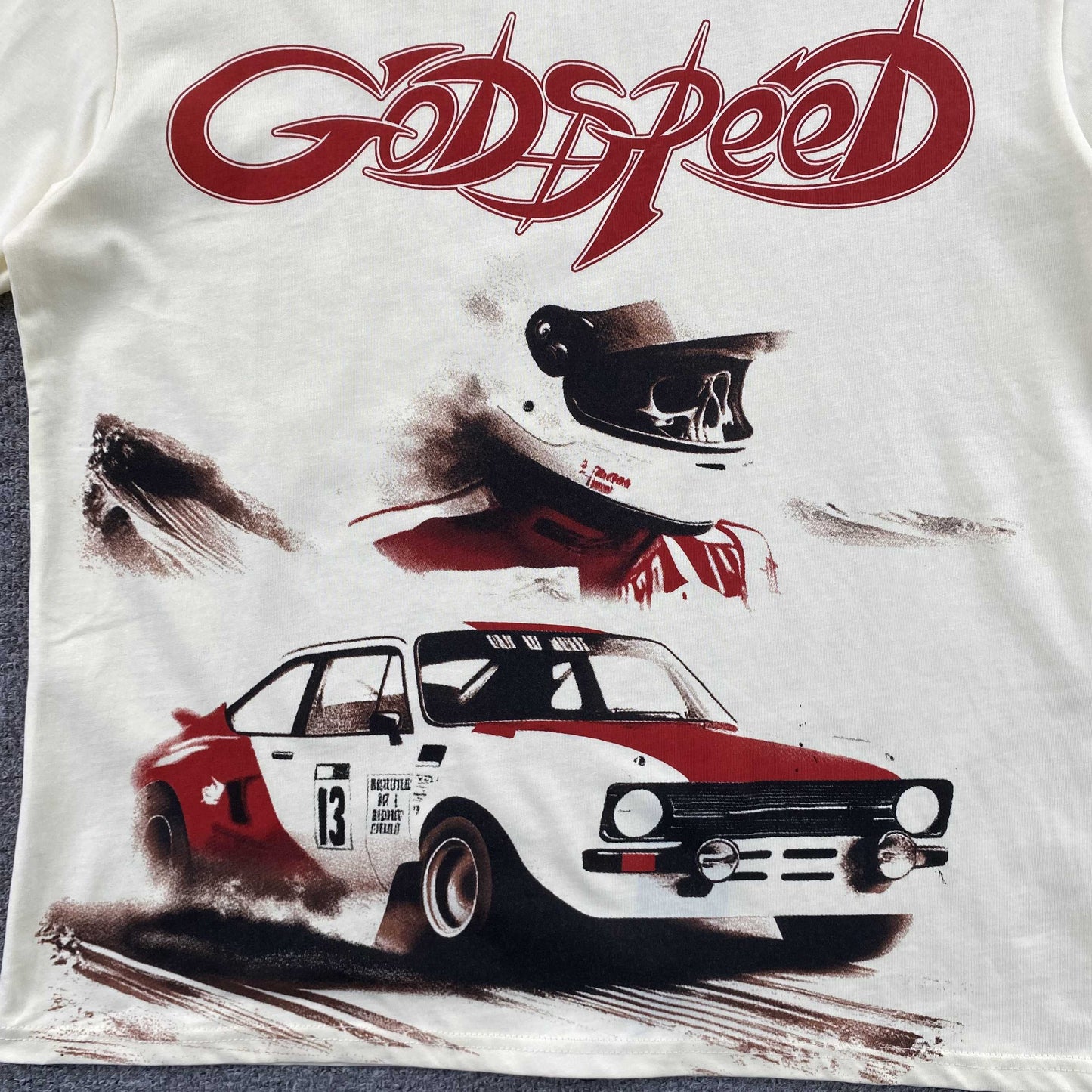 Remera Godspeed Abu Dhabi Desert Challenge Crema