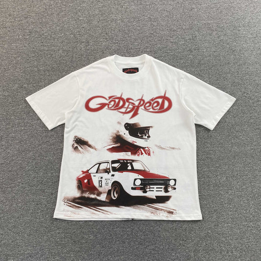 Remera Godspeed Abu Dhabi Desert Challenge Blanca
