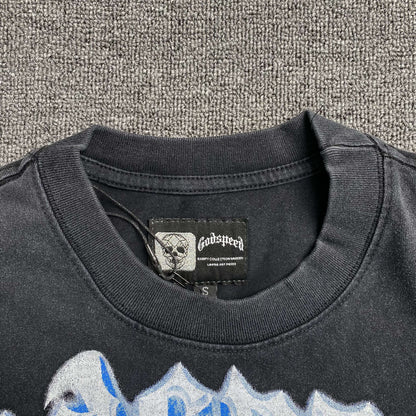 Remera Godspeed Aura Farm Negra