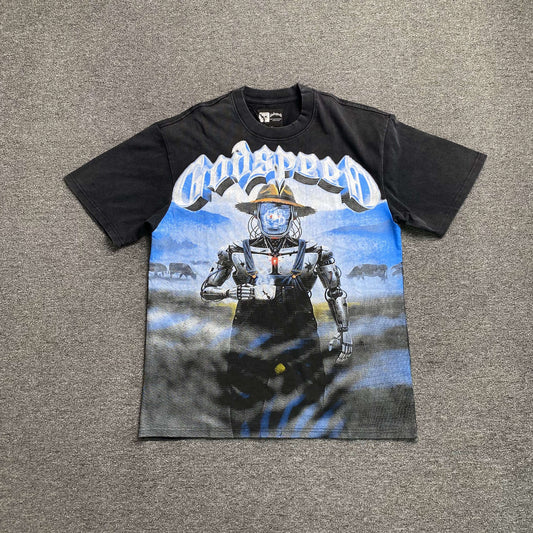 Remera Godspeed Aura Farm Negra