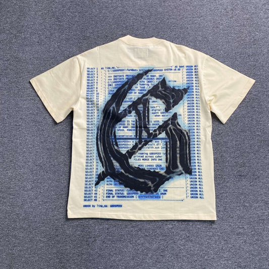 Remera Godspeed Aura Farm Crema