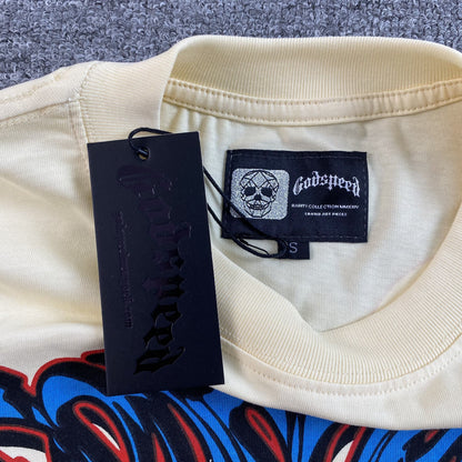 Remera Godspeed Car Meet Miami Crema