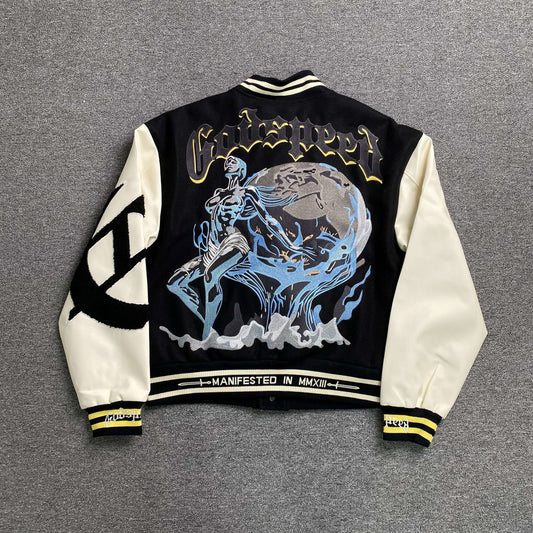 Campera Godspeed Chrome Seduction Varsity Negra