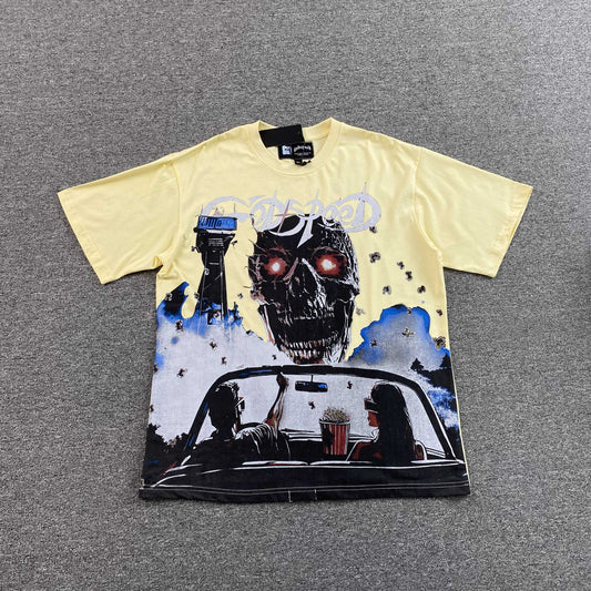 Remera Godspeed Drive-In Crema