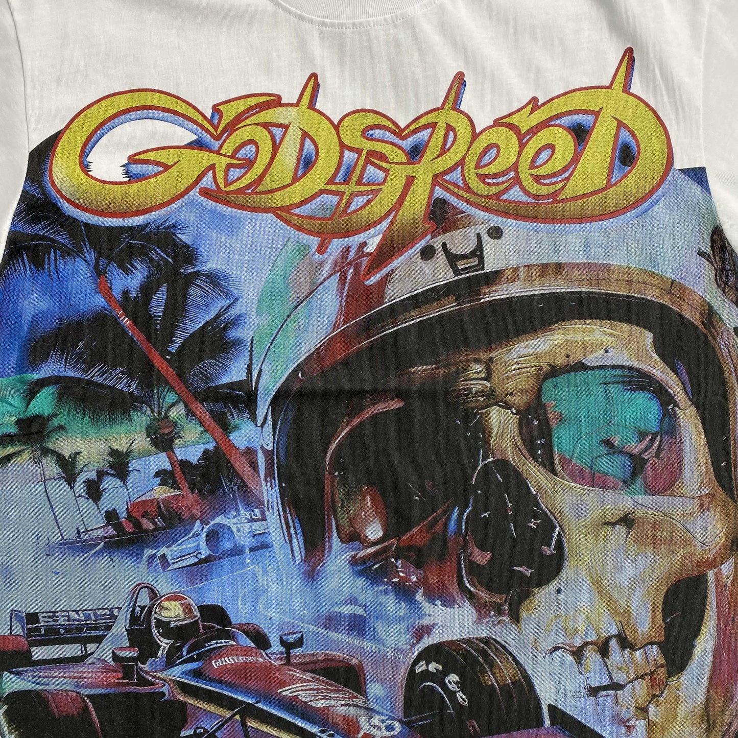 Remera Godspeed F1 Dreams Blanca